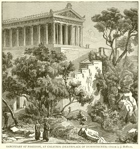 Santuario de Poseidón, en Calauria (Lugar de muerte de Demóstenes) de English School