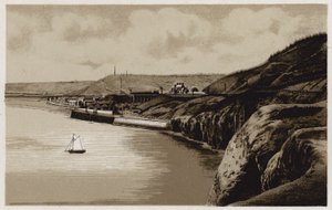 Sandsend (litografía) de English School