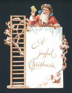 Santa y juguetes