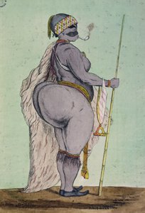 Sartjee, la Venus Hotentote, Ahora Exhibida en Londres, Dibujada del Natural