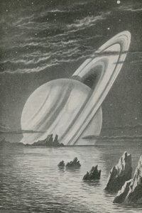 Saturno como un sol poniente de English School