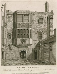 Prisión de Savoy, parte del antiguo Palacio de Savoy, ahora usado como prisión militar de English School