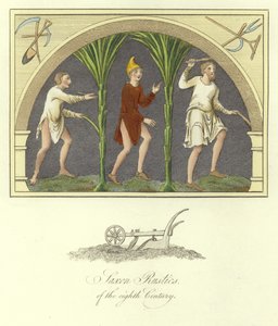 Rústicos sajones del siglo VIII