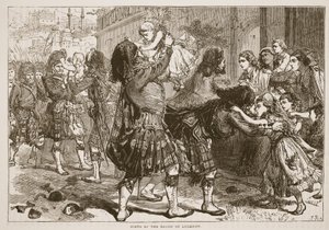 Escena en el Alivio de Lucknow, ilustración de Cassells Illustrated History of England