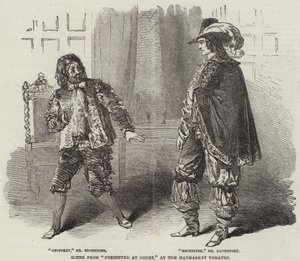 Escena de Presentado en la Corte, en el Teatro Haymarket de English School