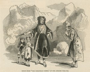Escena de Un cuento de Navidad