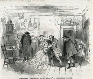 Escena de El Grillo del Hogar en el Teatro Lyceum de English School