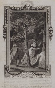 Escena de El huérfano virtuoso, de Mary Collyer de English School