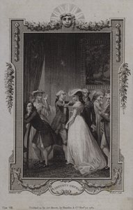 Escena de El huérfano virtuoso, de Mary Collyer de English School