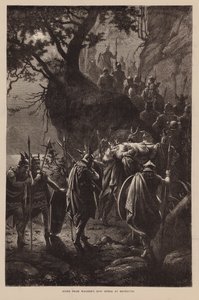 Escena de la Ópera Nueva de Wagner en Bayreuth (grabado) de English School