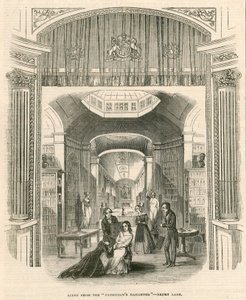 Escena de la obra La hija del patricio, Teatro Drury Lane, Londres de English School