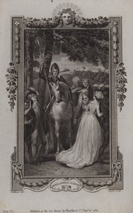 Escena de la secuela de Don Quijote de Miguel de Cervantes, escrita por Alonso Fernández de Avellaneda