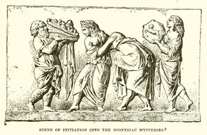 Escena de iniciación en los misterios dionisíacos de English School