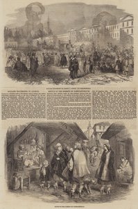 Escenas en Constantinopla (grabado) de English School
