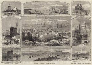 Escenas de Francia (grabado) de English School