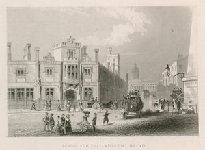 Escuela para Ciegos Indigentes, St Georges Field, Southwark, Londres