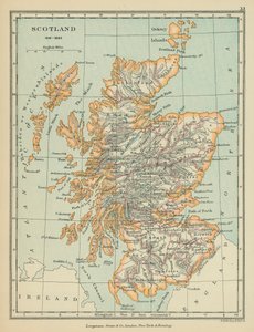 Escocia (litografía en color) de English School