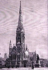 Iglesia escocesa, calle Collins, Melbourne, Australia, de 