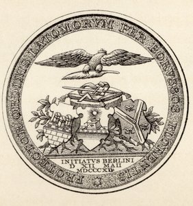Sello de los masones de Berlín, 1812, de 