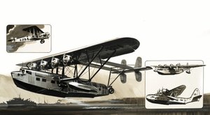 Montaje de hidroavión