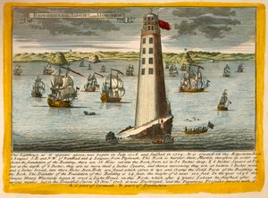Segundo faro de Eddystone, cerca de Plymouth de English School