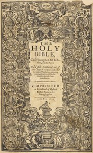 Segunda edición en folio de la llamada Biblia King James, 