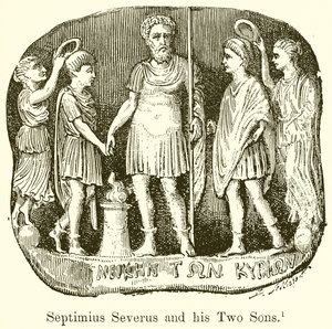 Septimio Severo y sus Dos Hijos de English School
