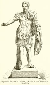 Septimio Severo en Cuirass (Estatua en el Museo de Múnich) de English School