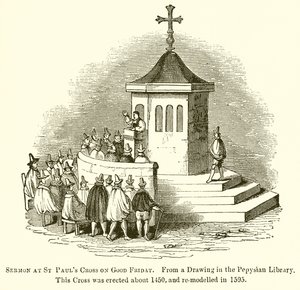 Sermón en la Cruz de San Pablo el Viernes Santo de English School