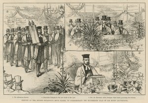 Servicio en la Sinagoga Judía, Bevis Marks, para conmemorar el centenario de Sir Moses Montefiore
