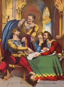 Shakespeare Enrique IV, Parte I (cromolito) de English School
