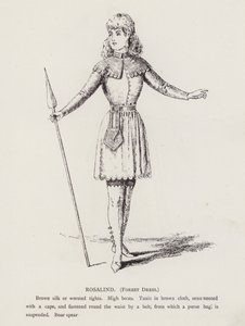 Como gustéis de Shakespeare: Rosalind, vestido del bosque de English School