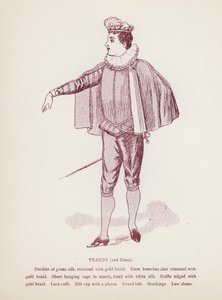 La fierecilla domada de Shakespeare: Tranio, segundo vestido de English School