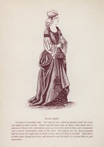 Ana Page en Las alegres comadres de Windsor de Shakespeare (litografía)