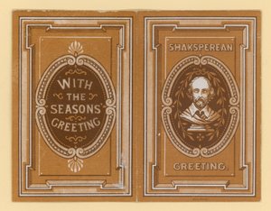 Tarjeta de felicitación shakespeariana