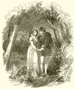 Shakespeare con su futura esposa de English School