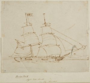 Retrato de Barco - Brig Jack de English School
