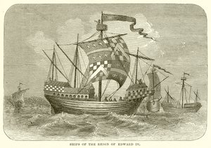 Barco del reinado de Eduardo IV de English School
