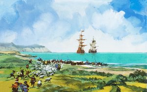 Barcos llegando