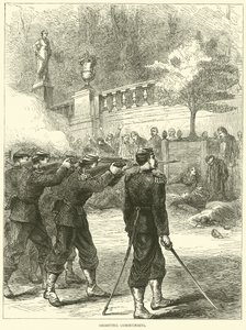 Fusilamiento de comunistas, 1871 de English School