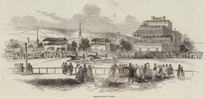 Carreras de Shrewsbury (grabado) de English School