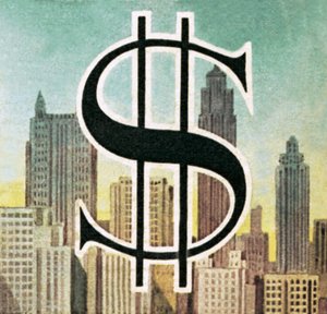 Signo del dólar estadounidense de English School