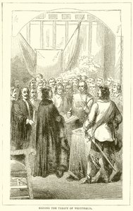 Firma del Tratado de Westfalia de English School