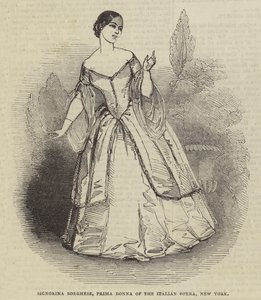 Signorina Borghese, Prima Donna de la Ópera Italiana, Nueva York de English School