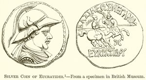 Moneda de Plata de Eucrátides