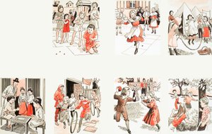 Juegos infantiles simples a lo largo de los años de English School