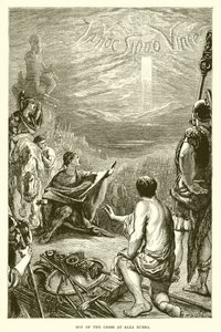 Señal de la cruz en Saxa Rubra de English School