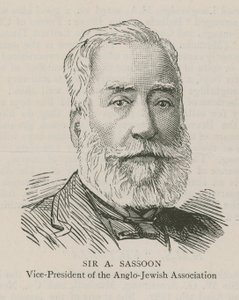 Sir A Sassoon, Vicepresidente de la Asociación Anglo-Judía de English School
