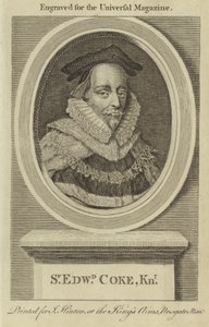 Sir Edward Coke, Caballero de English School