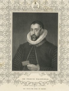 Sir Francis Walsingham (grabado) de English School